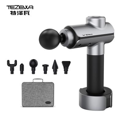 China New Design Tezewa Body Fascia Gun Professional Muscle Massage Gun Deep Tissue Percussion Massager for sale