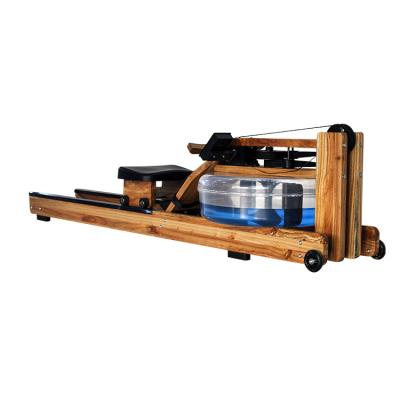 China TEZEWA Factory Price Water Rowing Machine Universal Commercial Wooden Rower Machine for sale