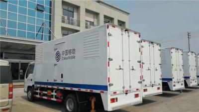 中国 高温ラジエーターが付いている閉鎖した冷却80KWトラックによって取付けられる発電機セットに水をまいて下さい 販売のため