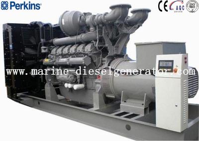 China 1250KVA 1000KW Perkins Diesel Generator By Electric Governor 1500RPM / 1800RPM for sale