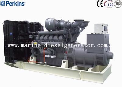 China Big Capacity 1688KVA Perkins Diesel Generator , 1350KW 12Cylinders Perkins Generating for sale