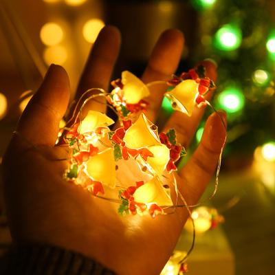 China 3AA Battery Box Amazon Top Selling Christmas Bell Led String Light For Christmas Holiday 2020 for sale