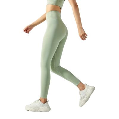 China Breathable Yoga pants soft compression fitness slim high waist women body shaper breathable running yoga seamless leggings for sale