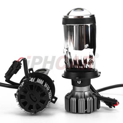 China Wholesaler Aluminum Alloy Mini H4 LED Conversion Kit LED Headlight 4000LM Motorcycle LED Bulb Price for sale