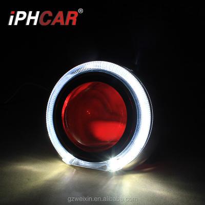 China Aluminum alloy iPHCAR Tiguan wraps projector lens with devil eyes 35w led projector lens for sale