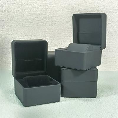 China Fashion 6pcs Black Leather PU Watch Box Luxury Popular Watch Boxes Travel Gift for sale