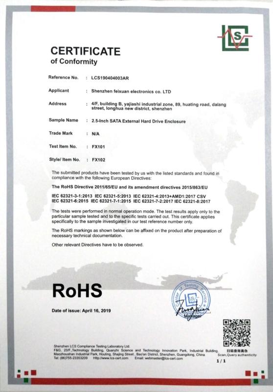 RoHS - Shenzhen U-Mart Technology Co., Ltd.