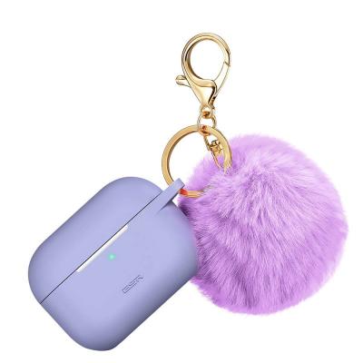 China High quality custom wholesale auto upholstery faux fur pom pom balls for air pods for sale