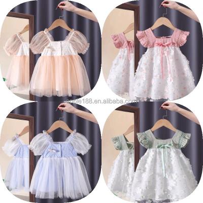 China Anti-wrinkle Summer Children's Dress New Fashion Korean Children's Girl's Dress for sale