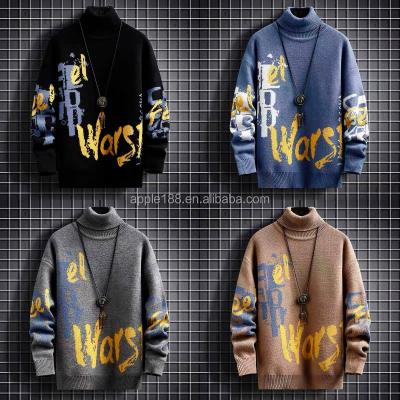 China Anti-wrinkle autumn and winter pullover men's pocket design custom oversized knitted sweater for sale