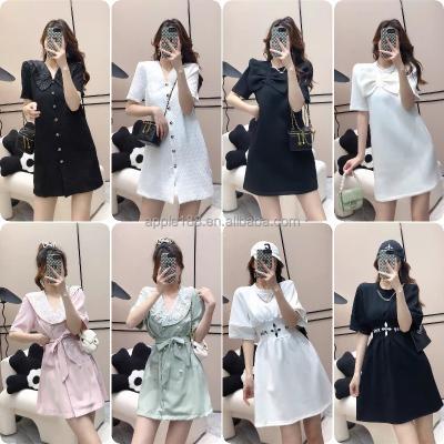 China 2022 Fashion Korean Breathable Dress And Summer Dress Spring Short Sleeved Wholesale for sale