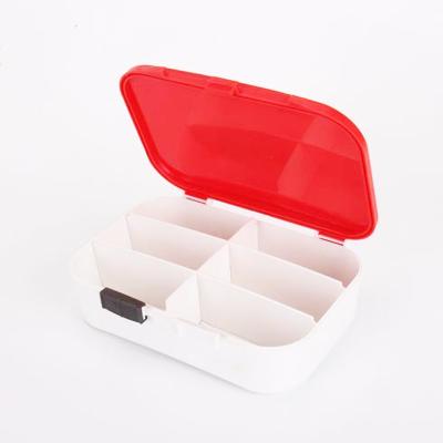 China Plastic Customized 6 Case Promotional Weekly Large Capacity Vitamin Pill Box Plastic Storage Box for sale