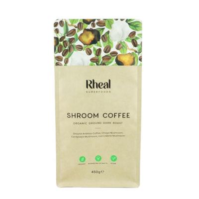 China Custom Shock Resistance Bags Side Gusset Coffee Bag Pouch Moisture Proof Back Up Pouch Tea Packaging Bags for sale