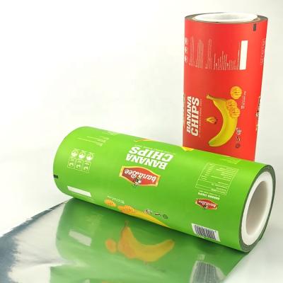 China Food Packaging Bag Moisture Proof Film Roll Laminated Material Plastic Packing Bag Foil Composited Aluminum Film for sale