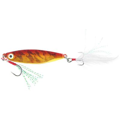 China METAL Factory Supply Hot Price Minnow Sinking 3D Metal Fishing Lure for sale