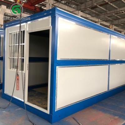 China 40Ft Modulair Geprefabriceerd Vouwend de Plaatsbureau Gegalvaniseerd Staal van het Containerhuis Te koop