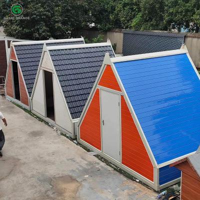 China Casa Recipiente Dobrável Triângulo Para Acampamento Ao Ar Livre Portabilidade Painel Sanduíche à venda