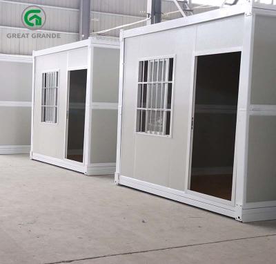 Chine Maisons préfabriquées portatives pliantes de conteneur de bureau pour le camping à vendre