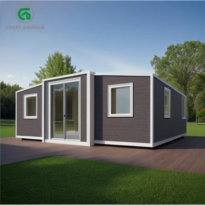 China 5 Bedroom Shipping Container Expandable Prefab House Kitchen Toilet Interior Design Te koop