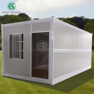 China Casa plegable prefabricada multifunción Contenedor de fábrica de aislamiento Lana de roca en venta