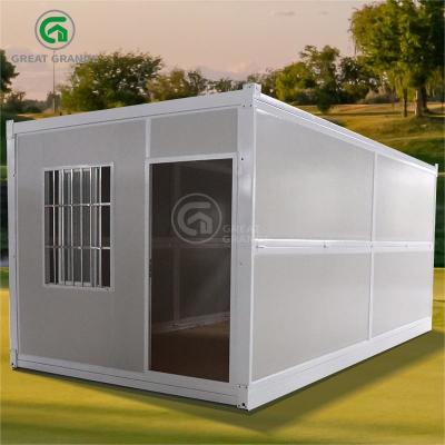 China Cuadro de acero galvanizado plegable prefabricado Contenedor de envío Casas ahorrar gastos de envío Proveedor en venta