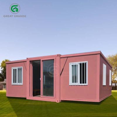 China 20FT Portable Expandable Homes Convenience Comfort Galvanized Steel Frame Composite Wall Panels for sale