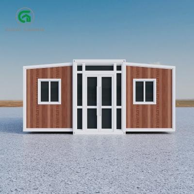 China Contemporary Expandable Prefab House 2.0kN/m2 Ground Live Load Aluminum Alloy Sliding Window for sale