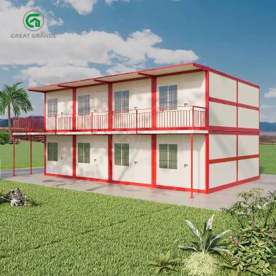 China Galvanized Steel Folding Container Home With Assembled Dimensions Heating System Air Conditioner for sale