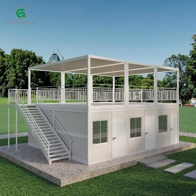 Chine Container pliable à cadre en acier durable pour la maison Solution polyvalente pour les abris de secours en cas de catastrophe 2.0 KN/m2 Pression au sol à vendre