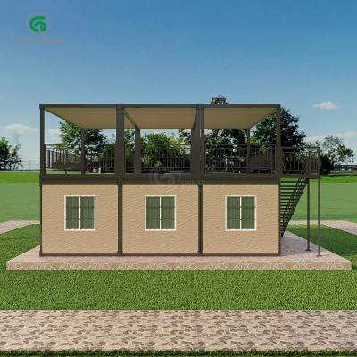 China Gepatenteerd waterdicht ontwerp Transformeerbare containerwoning voor compact en opvouwbaar vervoer Te koop