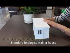 Shipping Prefab Folding Container House Cold Resistance Heat Preservation