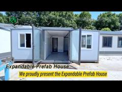 Versatile Expandable Prefab House Wind Resistant With Steel Doors