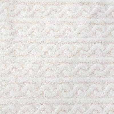 Cina White Blanket Plush Shu Velveteen Fabric 270 GSM Soft Sherpa For Winter Pajamas in vendita