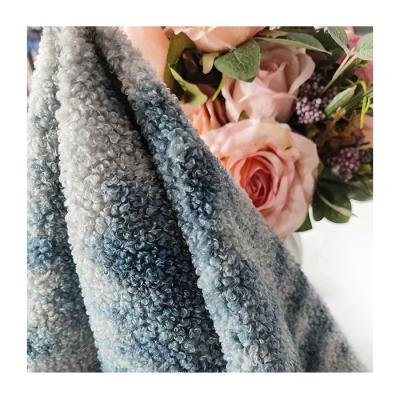 Cina 100% Polyester 150D Sherpa Fleece Fabric Home Textile High Durability in vendita