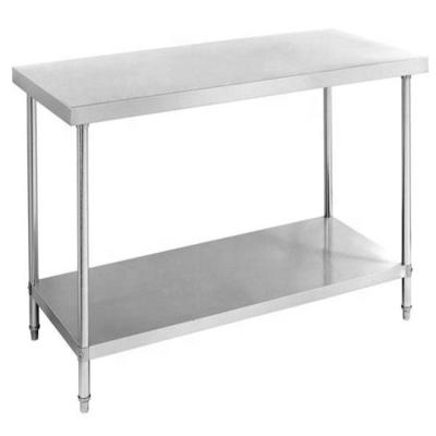 China Stainless Steel Custom Assembled Stainless Steel Kitchen Worktable Table Worktable Thickened Stainless Worktable for sale