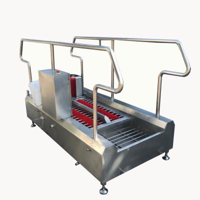 China Hotels Single Boot Automatic Boot Seal Cleaning Machine Hand Cleaning Disinfect Hygiene Station For Industry for sale