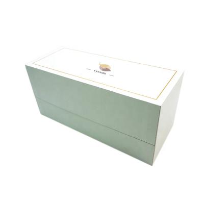 China Custom Edge Recycled Materials Cygedin Luxury Top Lid Gift Box Gold Logo Paper Box For Candle for sale