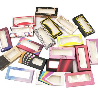 China Recycled Materials 2020 New 25mm Mink Lash Boxes Packaging False Eyelashes Eyelash Packaging Box Lashes Package Case Bulk Paper Empty Wholesale for sale