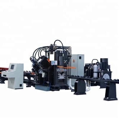 China Make the holes on steel angles for transmission lathes cnc angle iron punching machine for used angle iron for angle steel lathes for sale