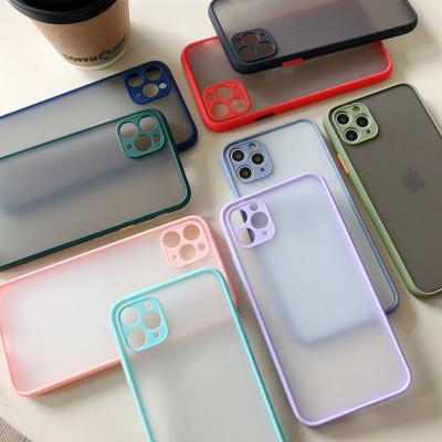 China 2020 New Arrival Colorful Light Weight TPU Frame Shockproof Protect Phone Case Packing for sale