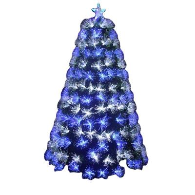 China Wholesale Decorative Christamas Decoration Pe Artificial Prelit Fiber Optic Mini Christmas Tree for sale