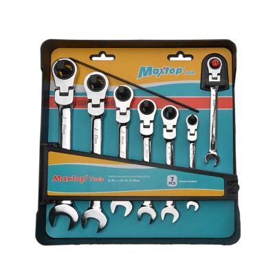 China Repair Tools High Quality Flexible Ratchet Combination Wrench Tool Kits for sale