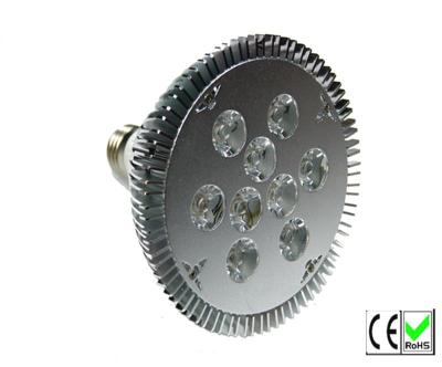 China High power 9w LED Par light spot light E27 2 years warranty CE Rohs certificates for sale