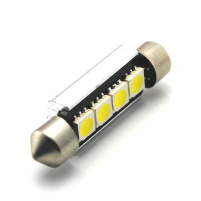 Китай Изготовьте электрическую лампочку водить Canbus 4SMD5050 41MM DC12V C5W сделанное в фарфоре продается