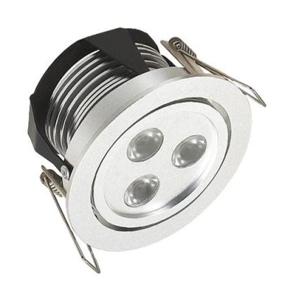 China Aluminum housing retofit high quality high power 360° rotated 3W LED ceiling down light for sale