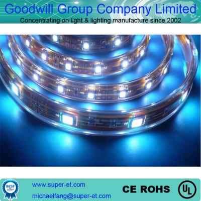 Китай 12V DC waterproop flexible LED Strip Lights SMD5050 blue color outside led strip продается