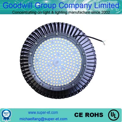 Китай China made Meanwell power driver  chips IP65 round black aluminum led high bay light продается