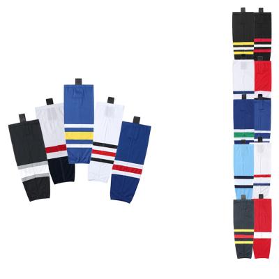 China 2022 Breathable Custom Socks Sublimation 3D Printing Customize Team Logo Ice Hockey Socks for sale