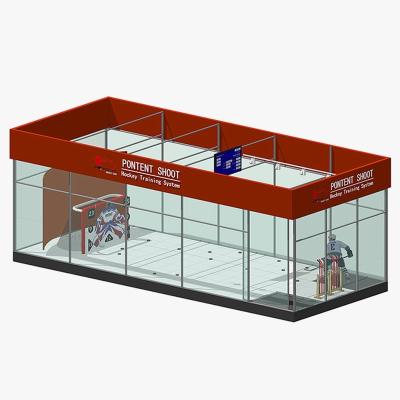 China A Custom Digital and Intelligent System Hockey Shooting Center Ice Hockey Training Center Shooting Center for sale