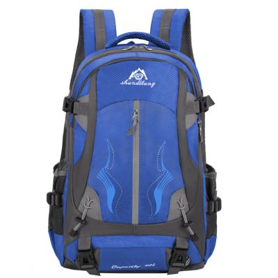 China Outdoor Waterproof Vintage Blue Color 40l Large Backpack Camping Sport for sale